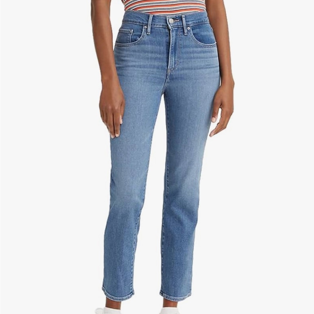 Levi's Women's 724 High Rise Straight Crop Jeans